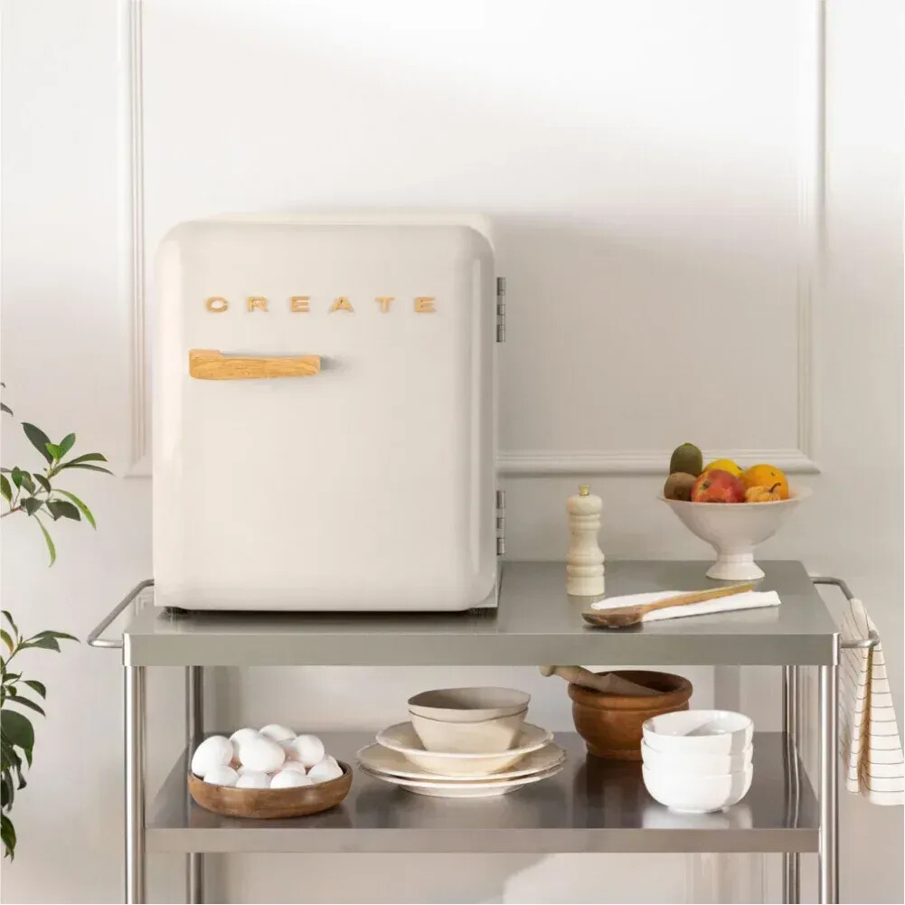 CREATE Retro 48 bois blanc cassé