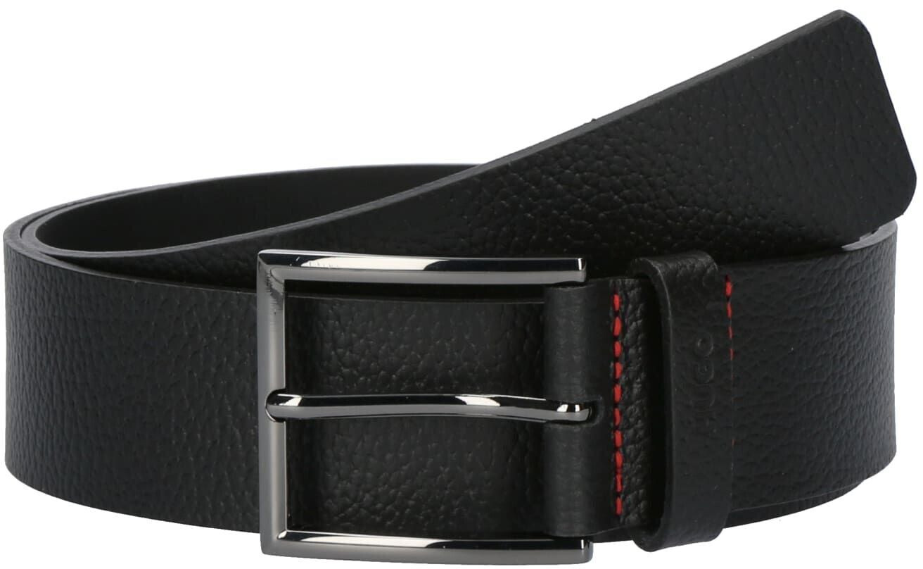 HUGO Giaspo Leather Belt black2 (50471562-002) grey