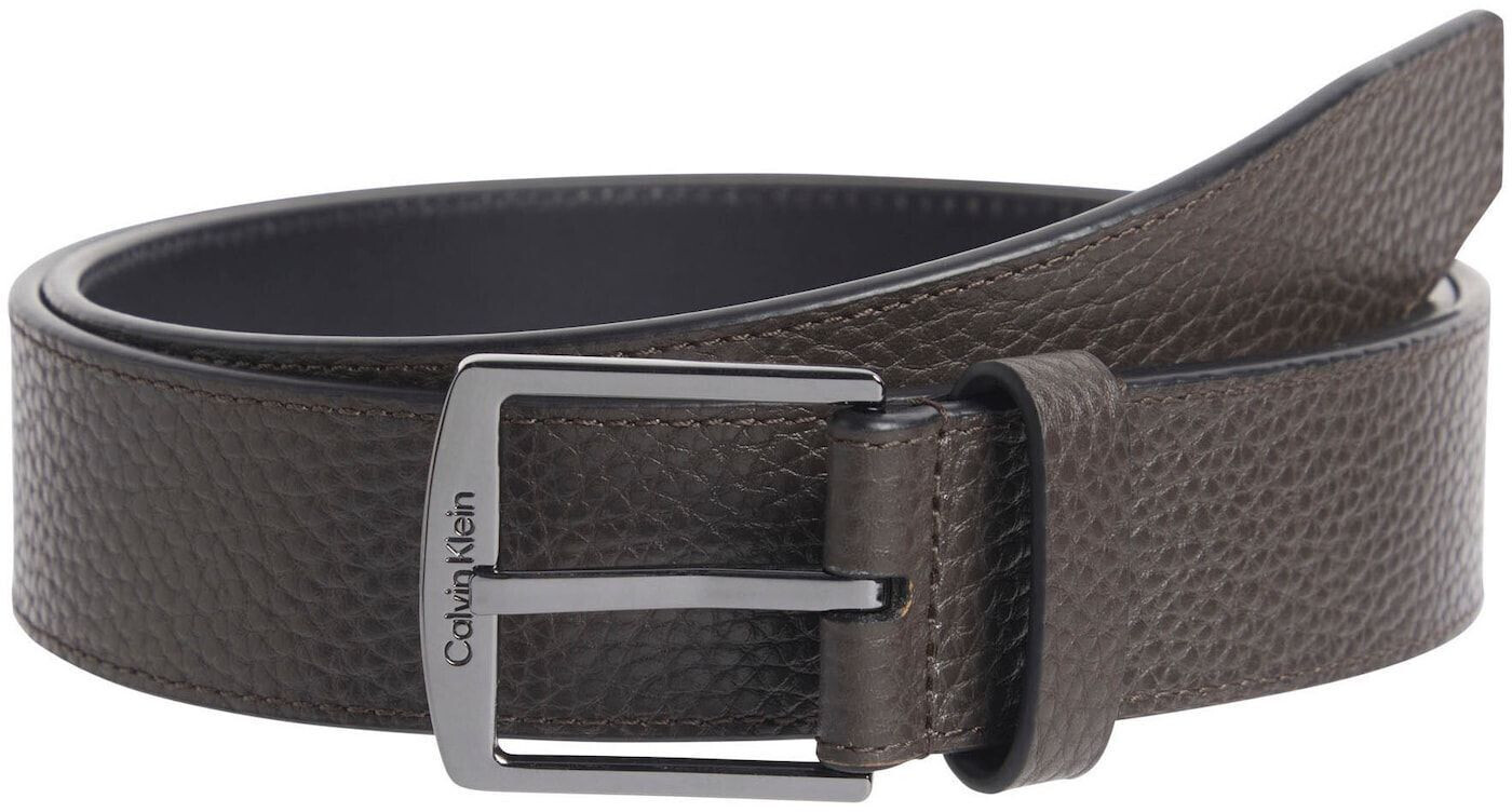 Calvin Klein CkCasual Leather Belt dark brown pebble (K50K511571-GE7)
