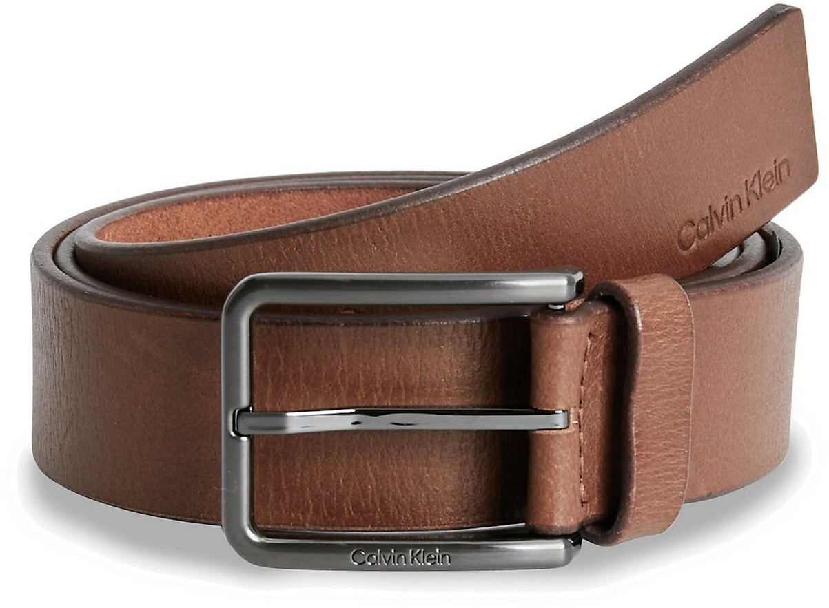 Calvin Klein Warmth Oiled Grain Belt (K50K509654) dark tan