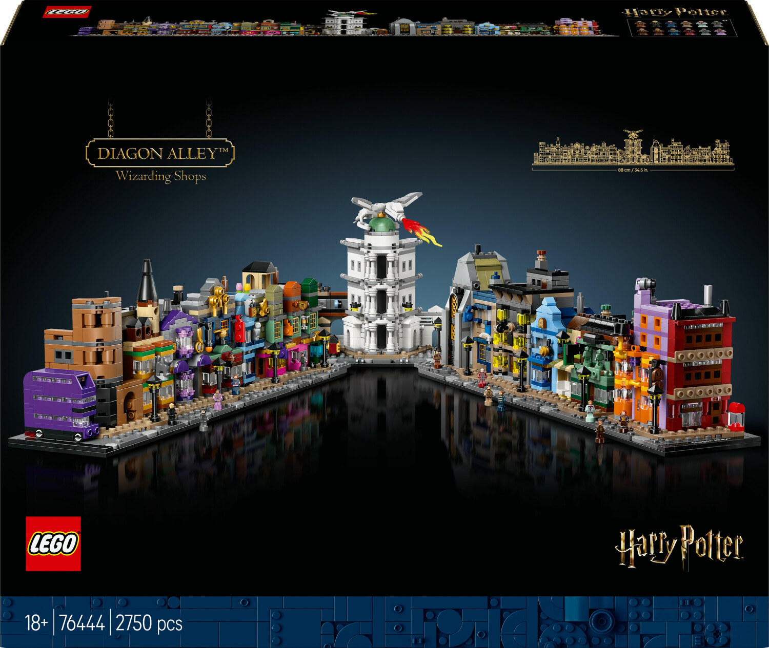 LEGO Harry Potter - Les boutiques magiques du Chemin de Traverse (76444)
