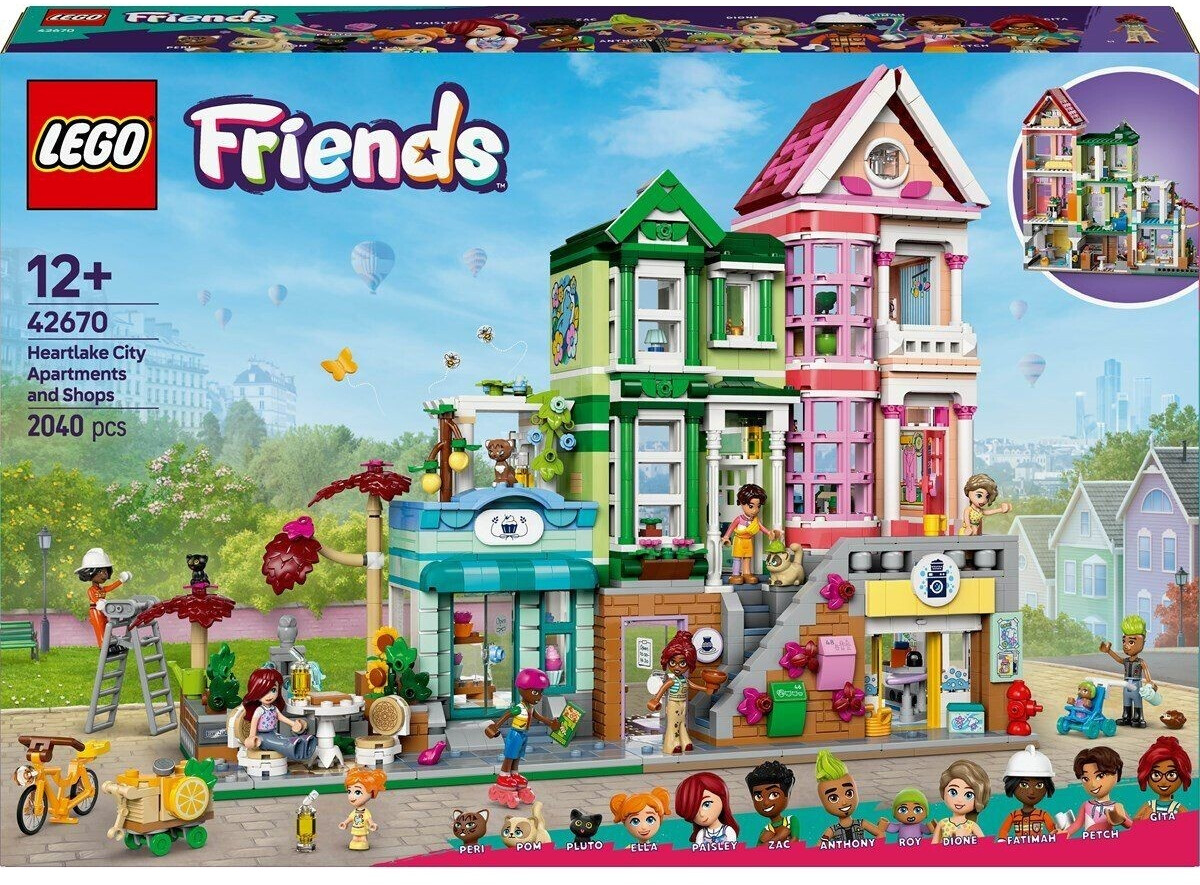 LEGO Friends - Les appartements et boutiques de Heartlake City (42670)