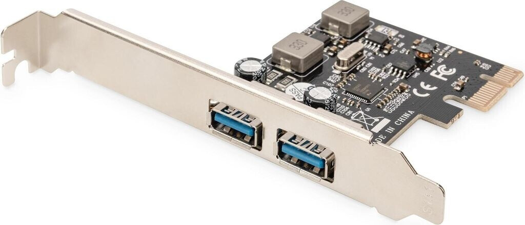 Sunix USB2302 - Scheda PCI Express Con 2 Porte USB 3.0 Per PC Desktop, Espansione Interna, Alta Velocità