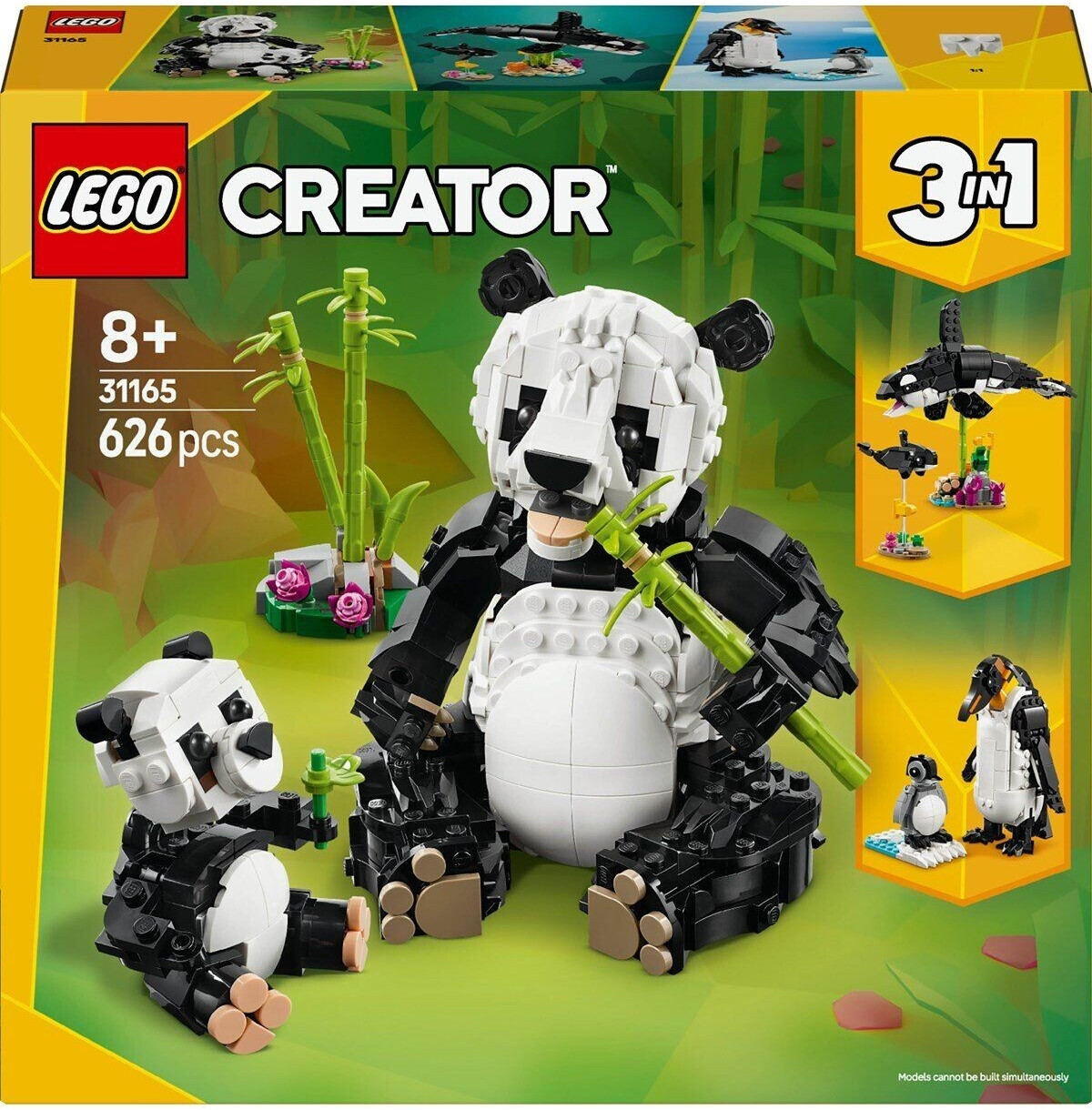 LEGO Creator 3-en-1 - Animaux sauvages : la famille de pandas (31165)