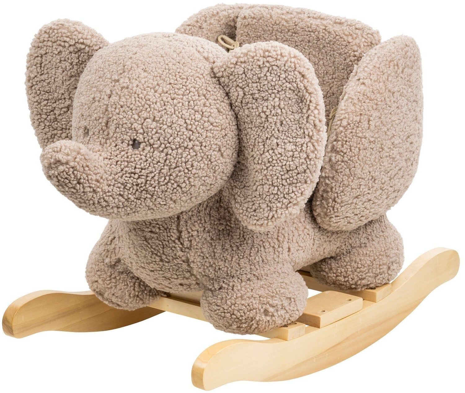Nattou Animal à Bascule Éléphant Teddy taupe