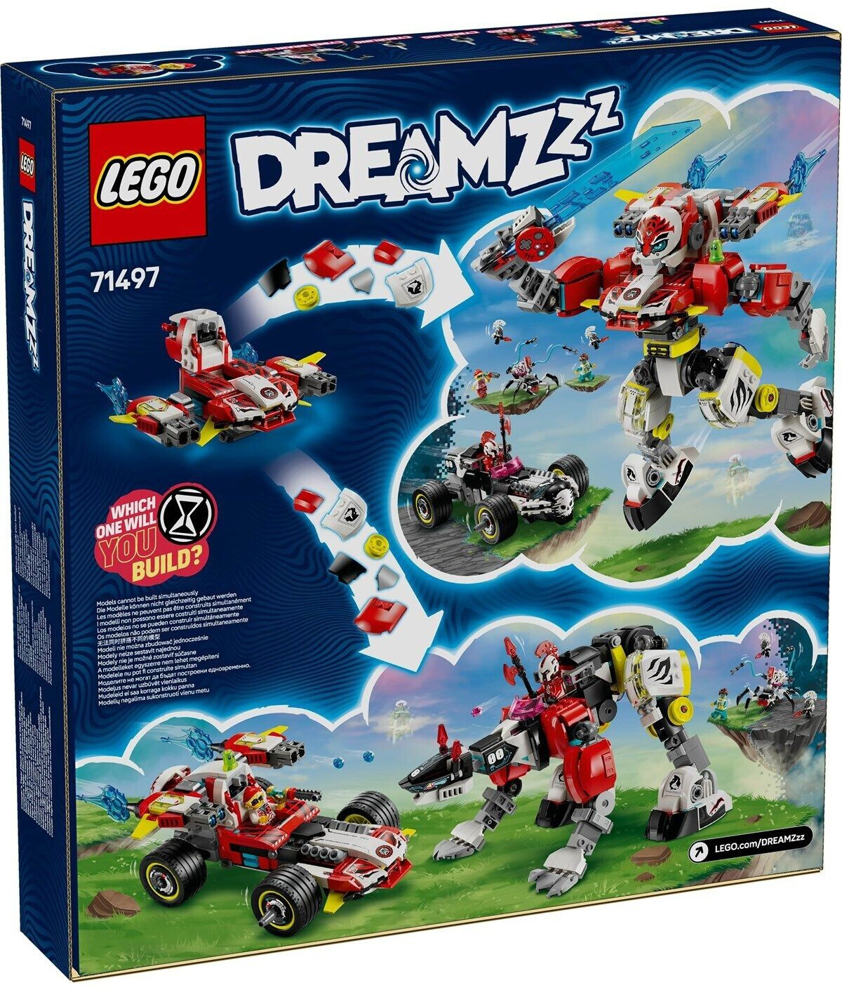 LEGO DREAMZzz - Robot-tigre de Cooper et bolide de Zero (71497)
