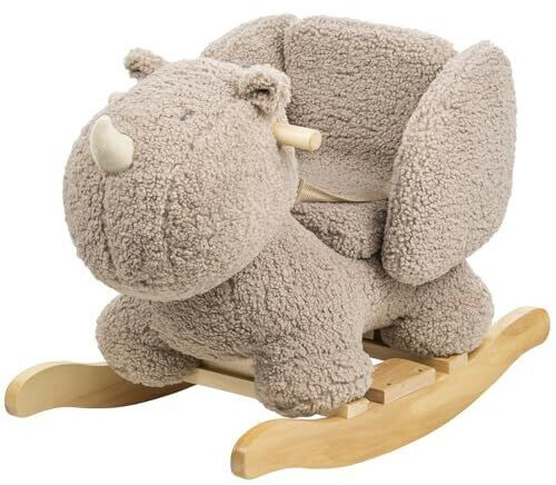 Nattou Animal à Bascule Rhinocéros Teddy