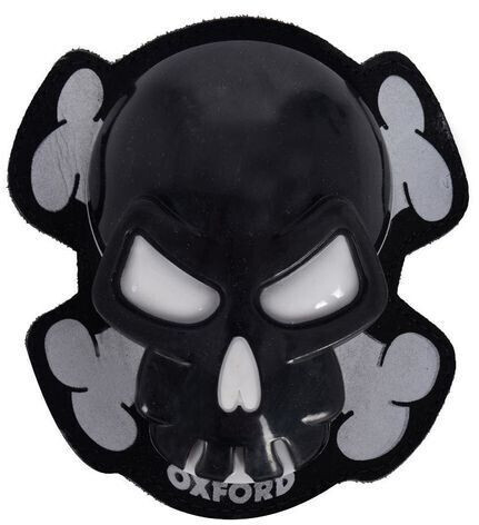 Oxford Skull Knee slider black