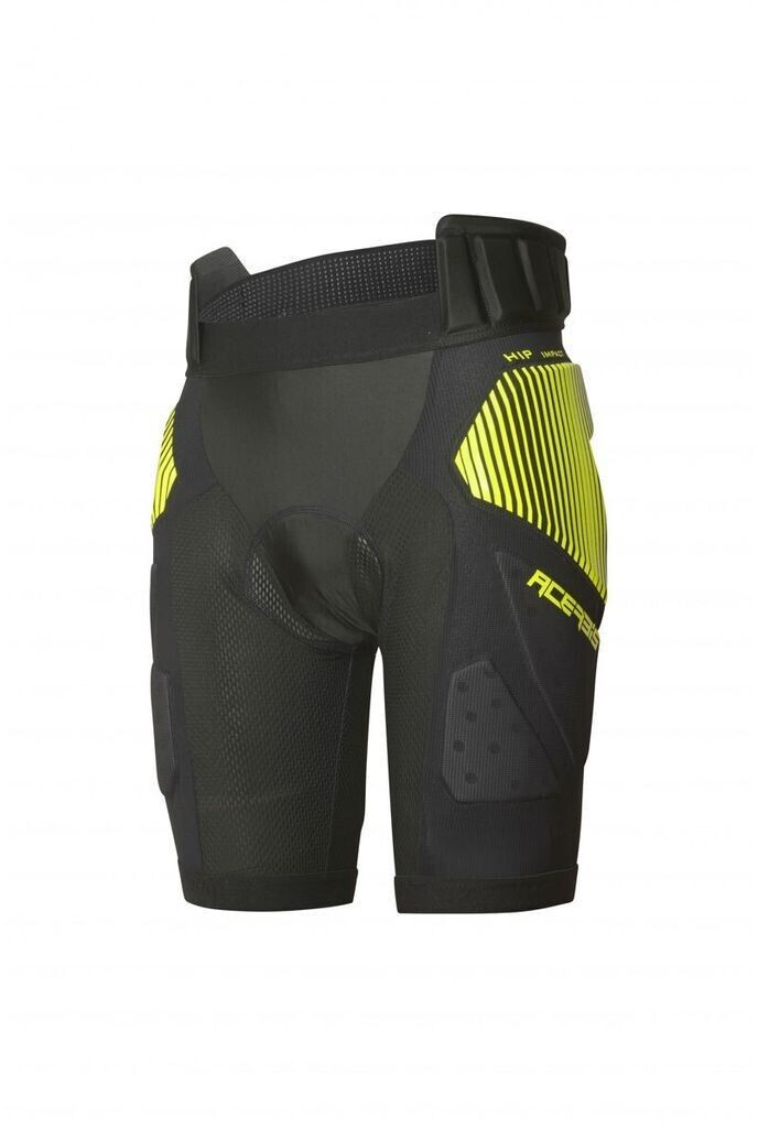 Acerbis Soft Rush Protector shorts black-yellow