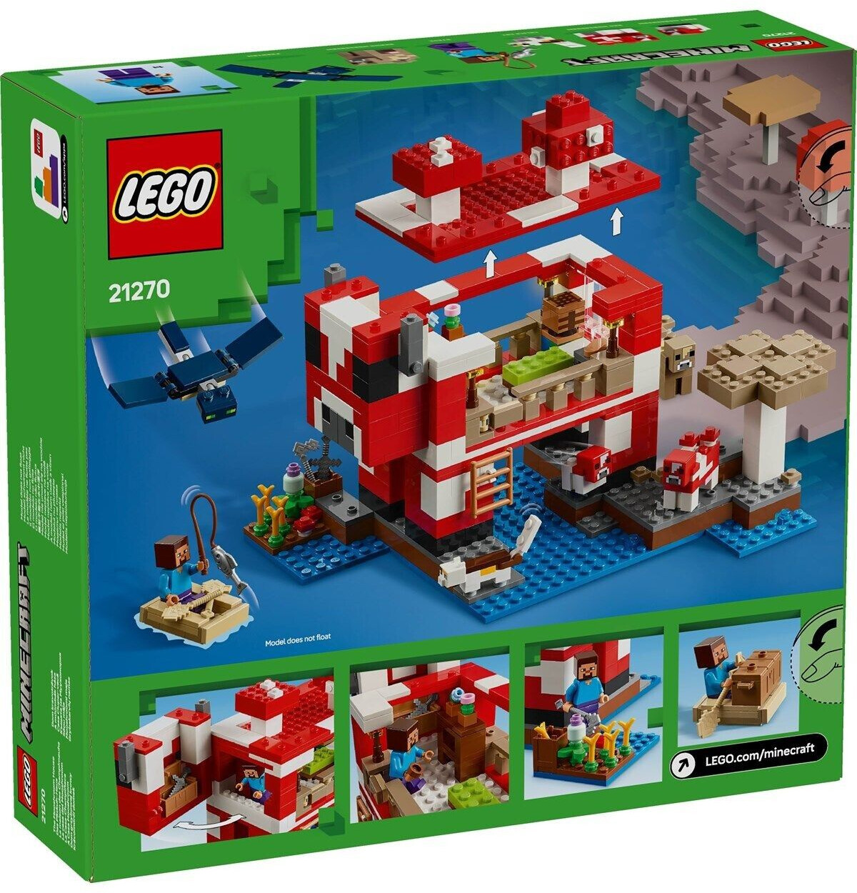 LEGO Minecraft - La maison des Champimeuhs (21270)
