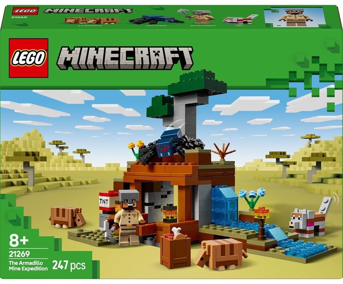 LEGO Minecraft - L’expédition dans la mine du tatou (21269)
