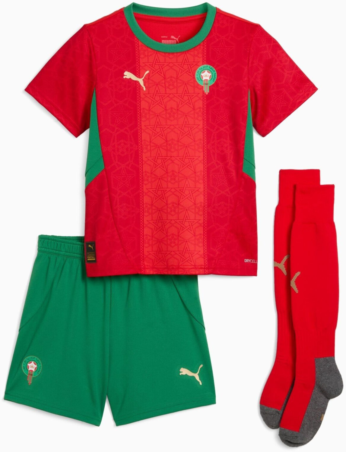 Puma Morocco Home Mini-Kit Teenager red green