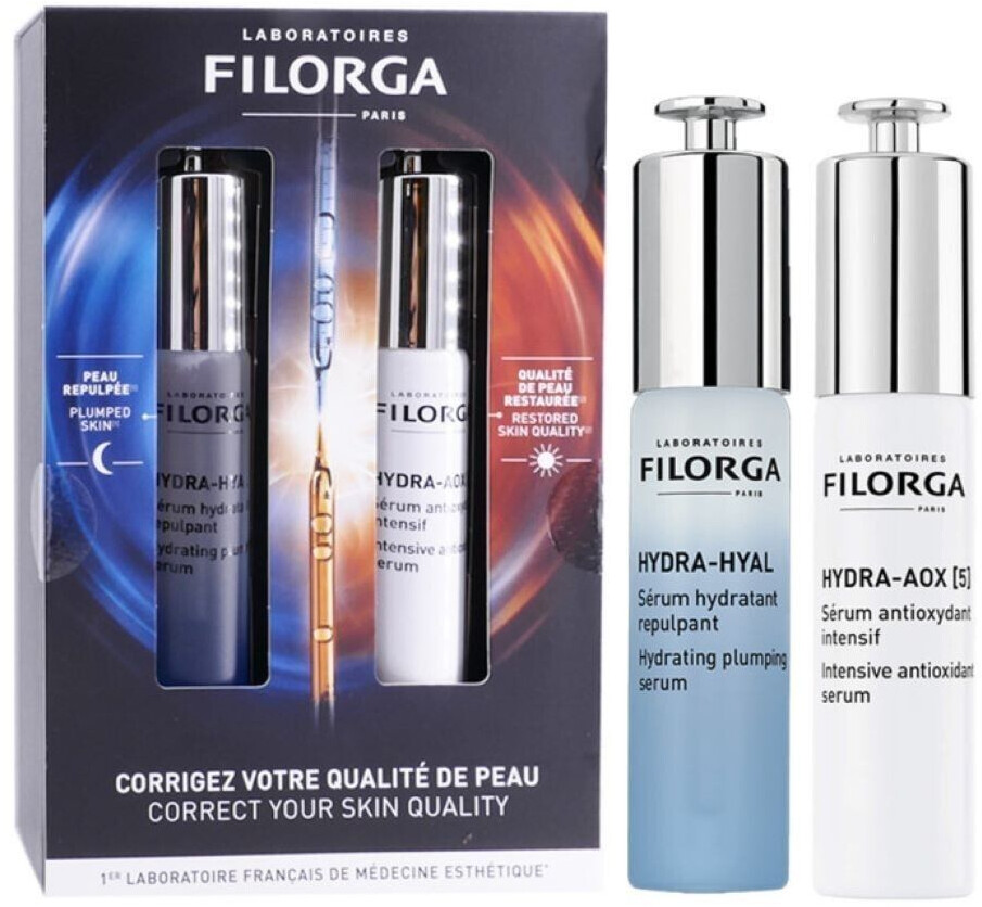 Filorga Hydra-Hyal Serum + Hydra-Aox [5] Antioxidant Hydration Duo Set
