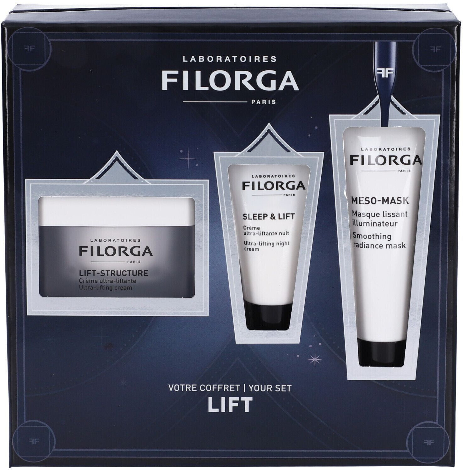 Filorga Lift-Structure Box Set 50ml + Sleep&Lift 15ml + Meso-Mask 30ml