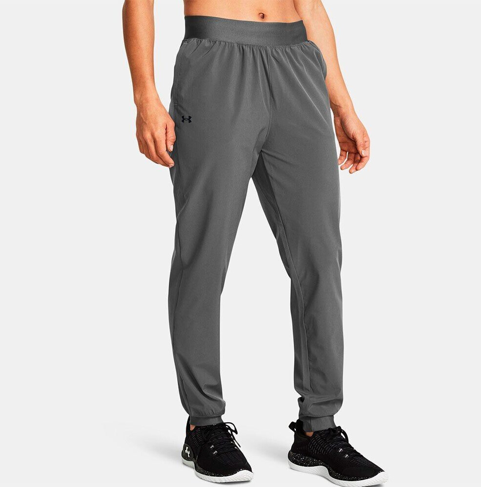 Under Armour Women's UA Rival High-Rise Woven Pants (1382727) castlerock/black