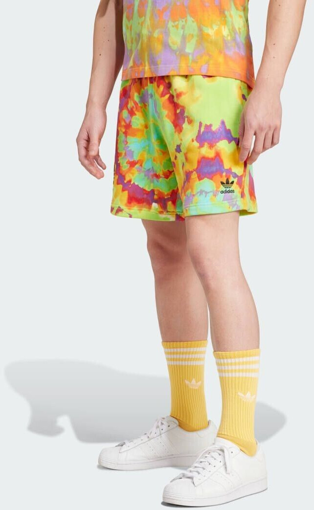 Adidas Tie-Dyed Shorts Impact yellow