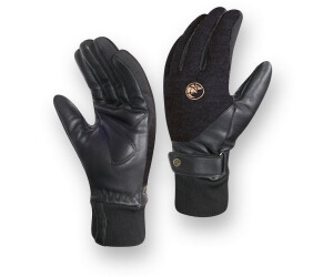 Chiba All Natural X-Warm Bicycle Winter Gloves long black