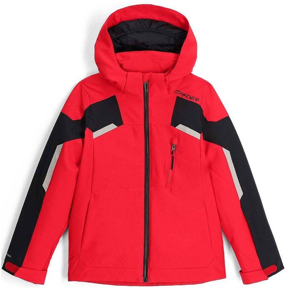 Spyder Leader Hooded Jacket red black