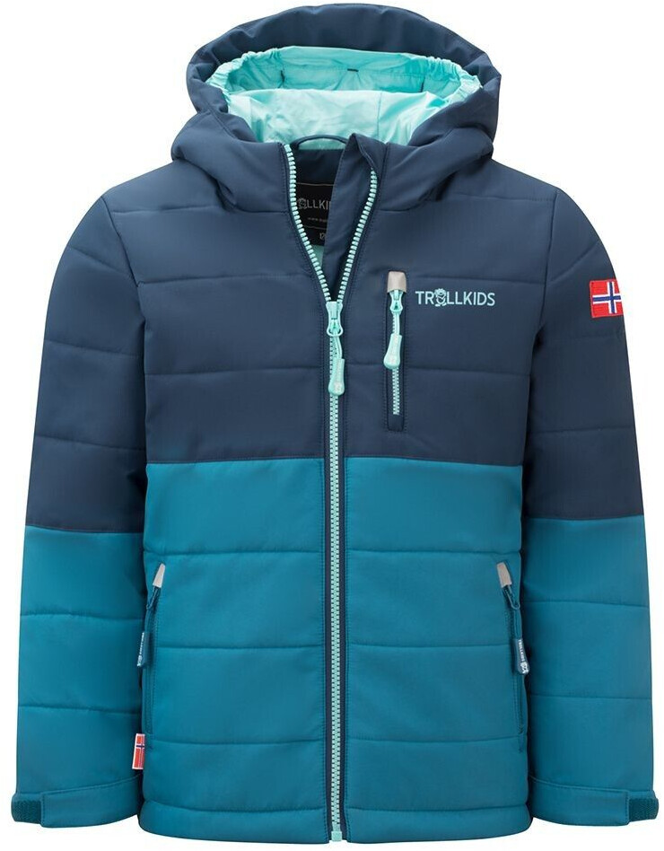 Trollkids Hemsedal Snow Jacket XT blue dark blue light blue