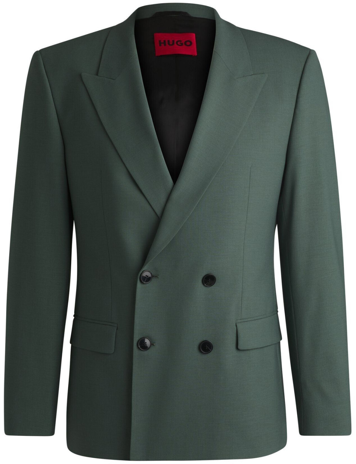 HUGO Slim-Fit Poplin Blazer Henry244F1X 50537779 green