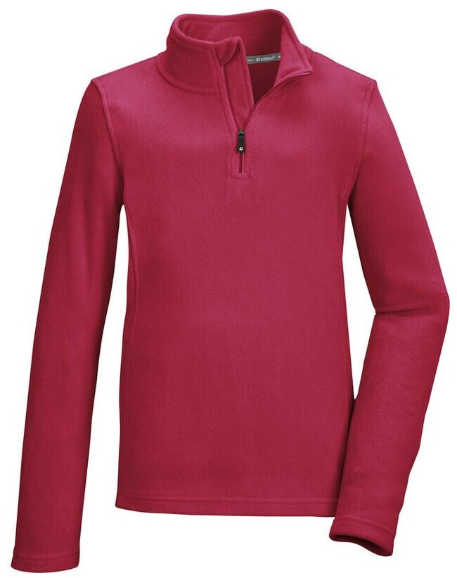 Killtec Fleeceshirt Stehkragen und Reißverschluss KSW 188 GRLS FLC SHRT dunkel himbeere