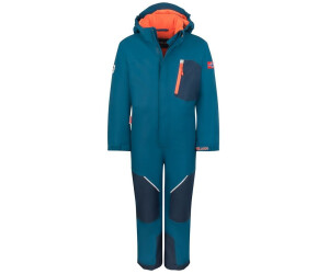 Trollkids Kids Snow Suit Isfjord madeira blue deep orange