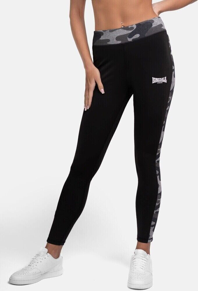 Lonsdale Leggings DORRERY camo black 117591