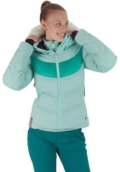 Rossignol signature down jacket women ski aqua