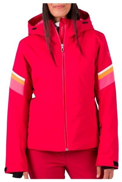 Rossignol Strawpile Women's Hooded Jacket white pink