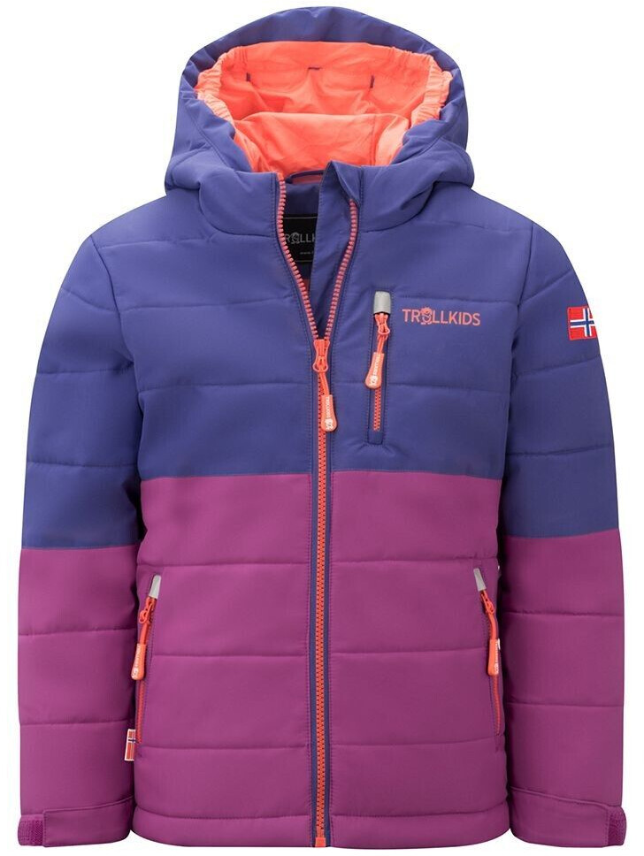 Trollkids Hemsedal Snow Jacket XT Ski Jacket purple pink red