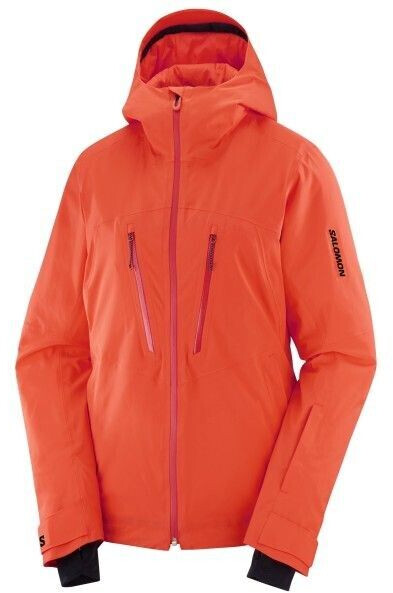 Salomon Brilliant Jacket red cherry tomato