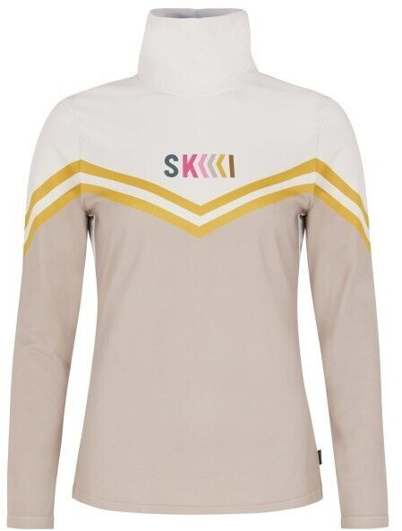 Protest Prtmerci Zip Active Top Longsleeve bamboo beige