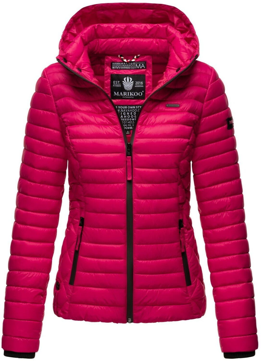 Marikoo Quilted Jacket 'Samtpfote' purple
