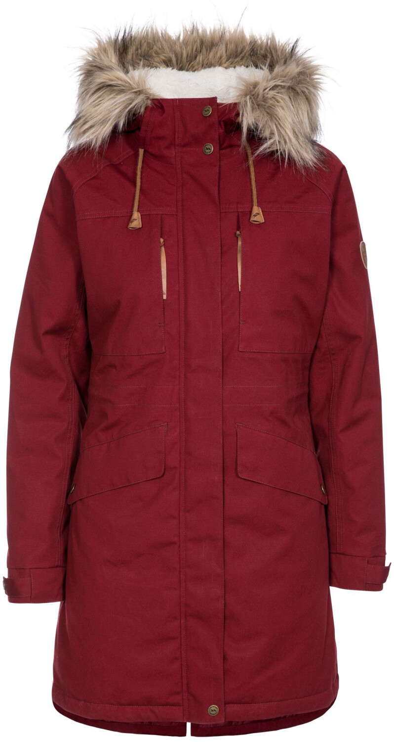 Trespass Faithful waterproof hooded Parka TP4818 burgundy
