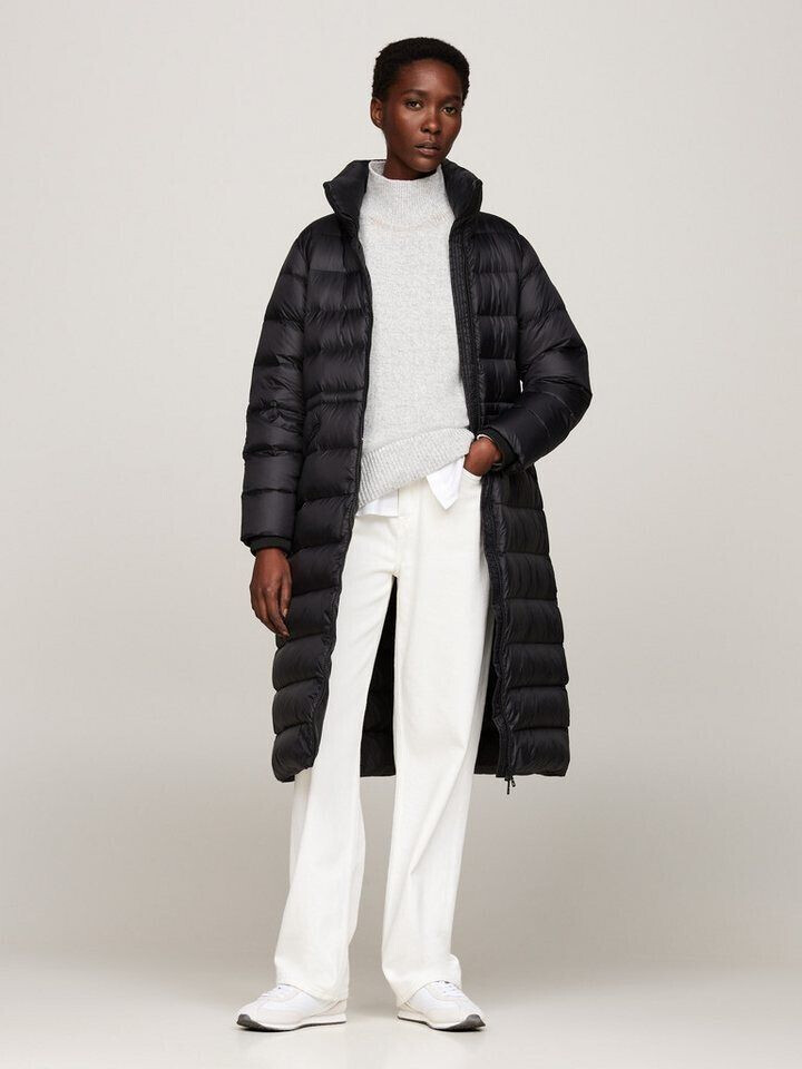 Tommy Hilfiger MW Down Funnel NK Maxi Coat with Funnel Collar