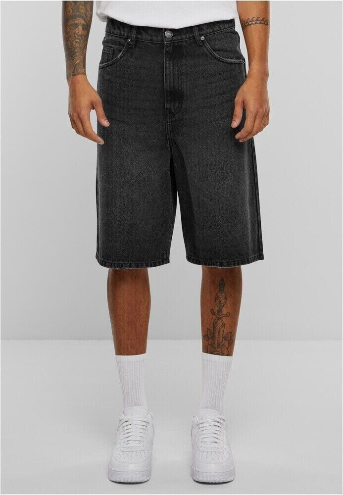 Urban Classics 90's Heavy Denim Shorts black washed