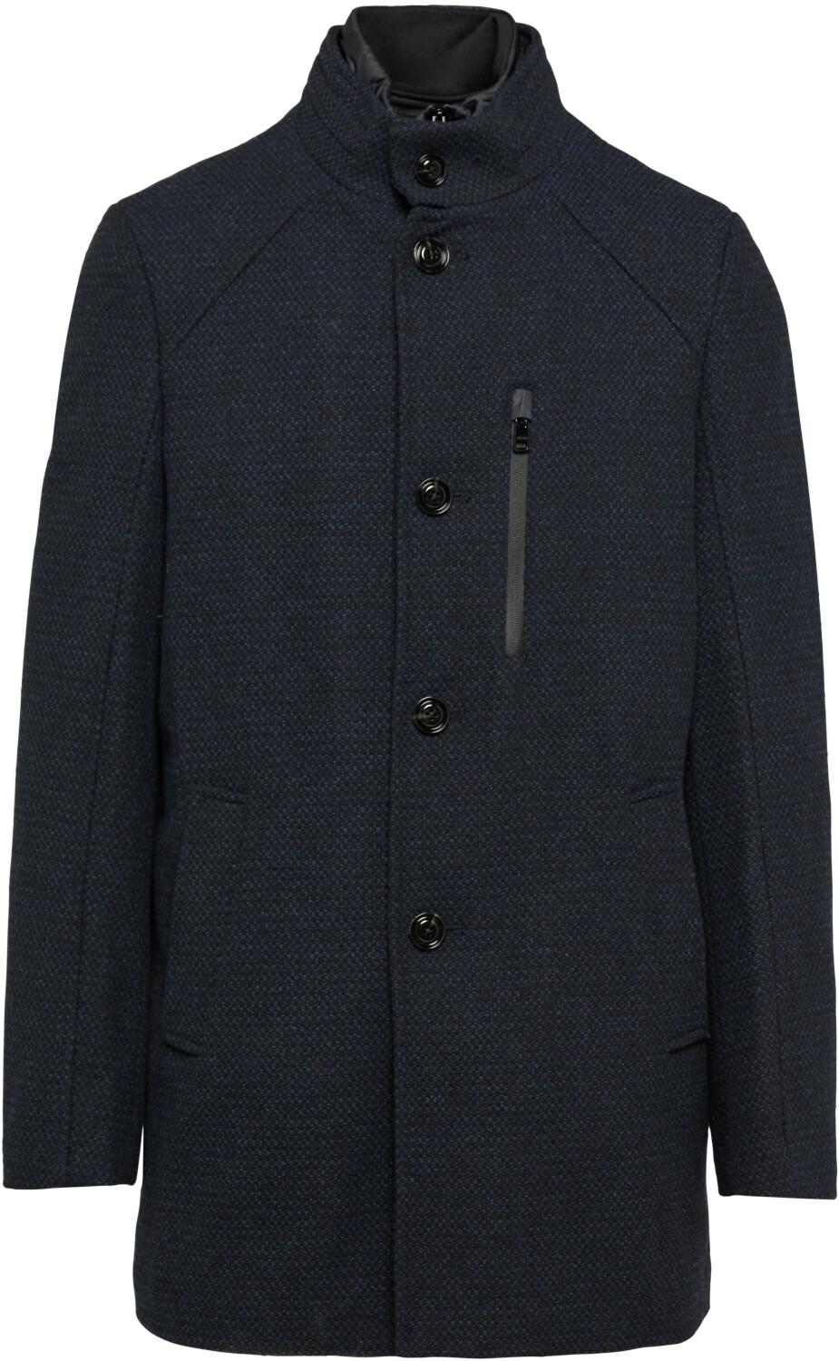 s.Oliver Wool-mix coat with removable insert blue