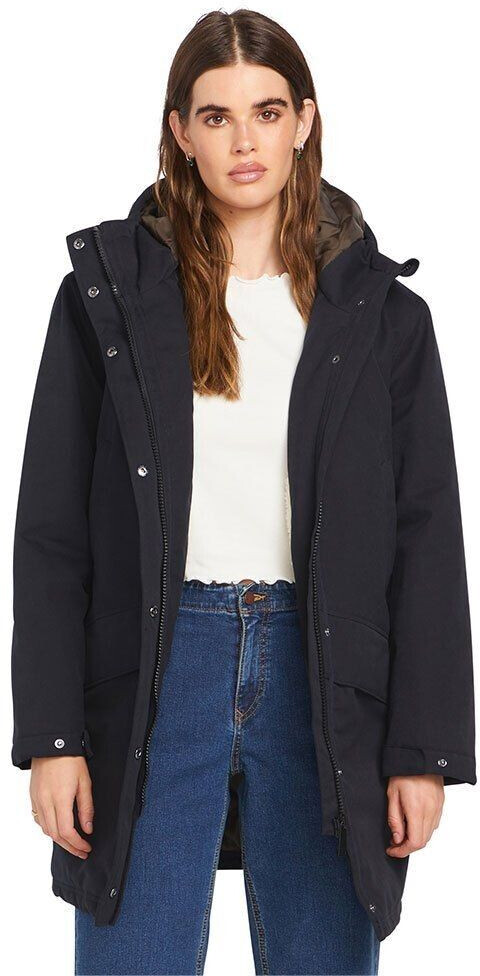 Volcom Sherpa-lined Parka Somestone 10K black