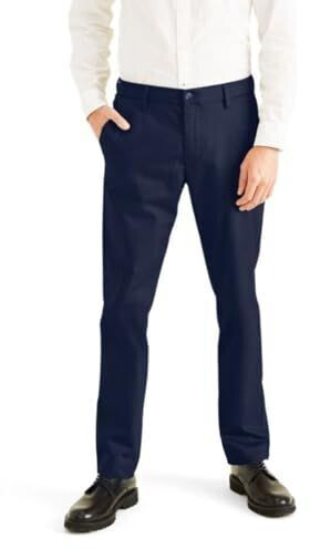Dockers Signature Stain Defender Slim Creased Chino navy blazer