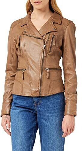 Oakwood Women's Jacket 60861 brown cognac