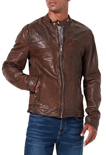 Oakwood Leather Jacket 60901 brown