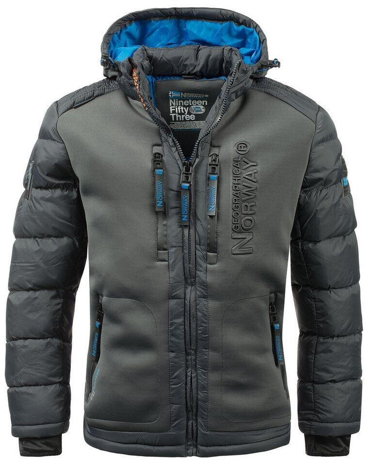 Geographical Norway Winter Jacket Beachwood Darkgrey