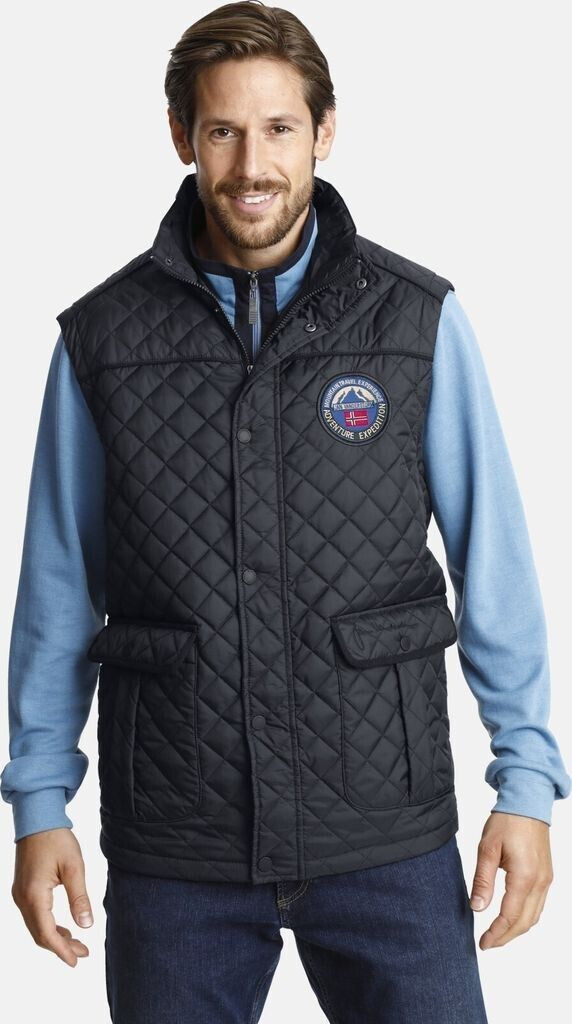 Jan Vanderstorm Quilted Vest RODEWIN blue