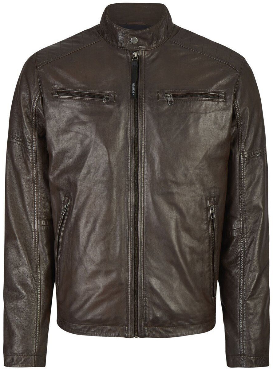Daniel Hechter Leather Blouson blackbrown