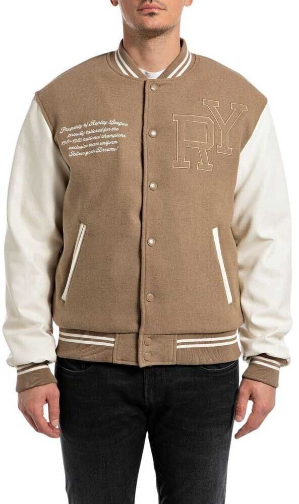 Replay Bomber Jacket College Jacket beige 523