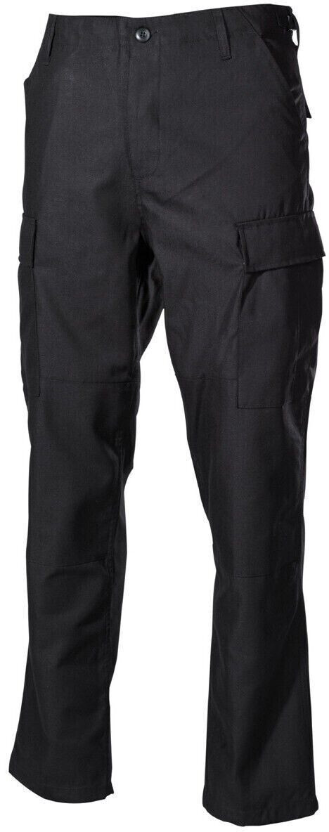 Max Fuchs Combat Pants BDU black with knee and seat reinforcement