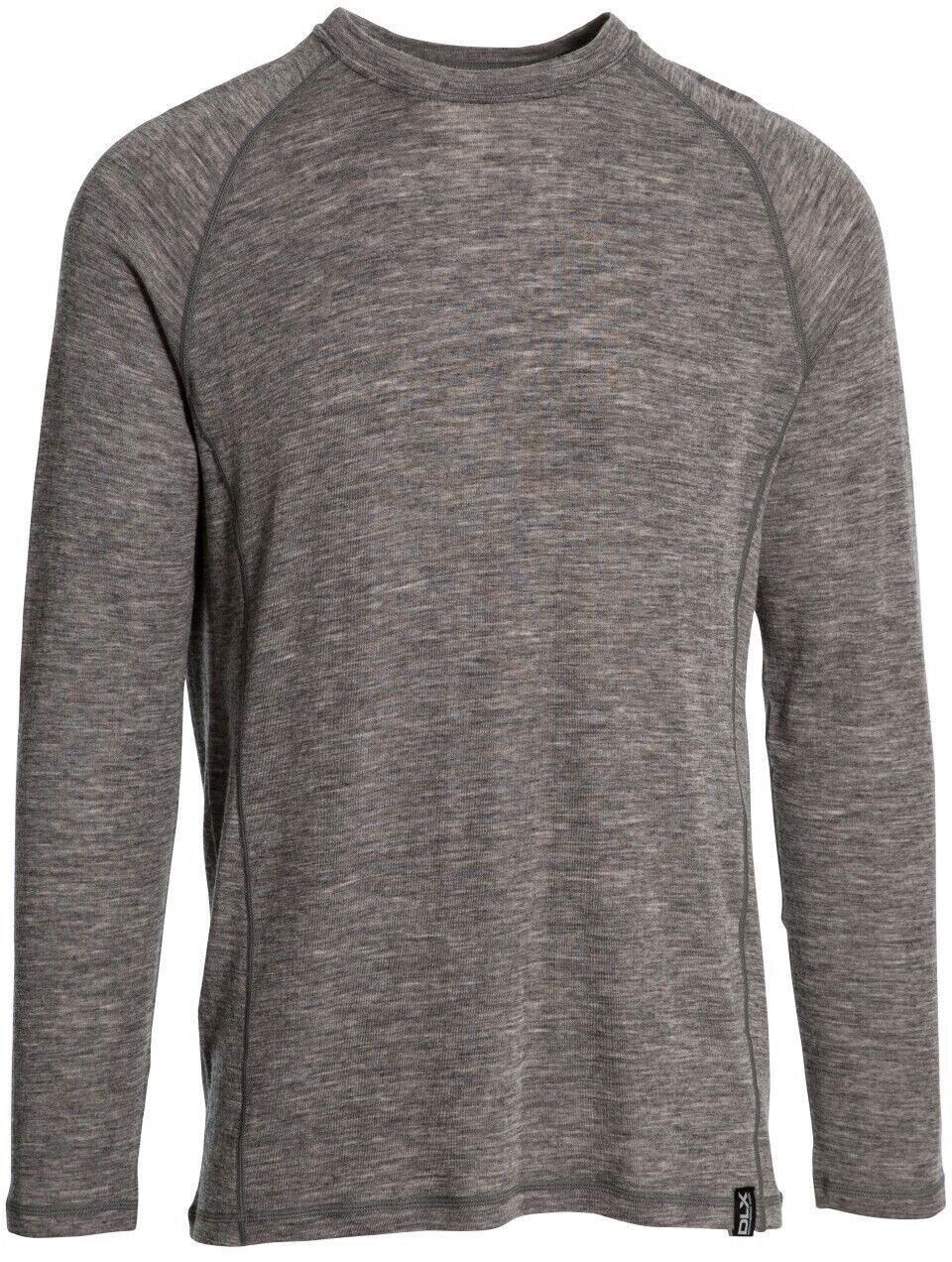 Trespass Merino Base Layer Top Wexler dark grey melange