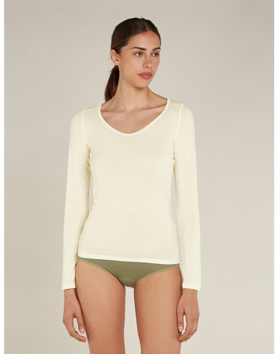 Icebreaker Siren LS Sweetheart Women's Longsleeve beige