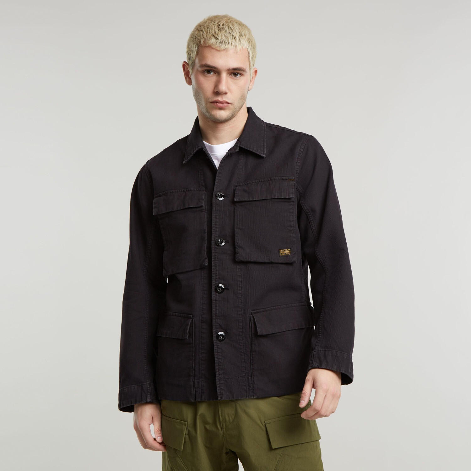 G-Star 4 Pkt Overshirt (D25207-D752) dk black gd