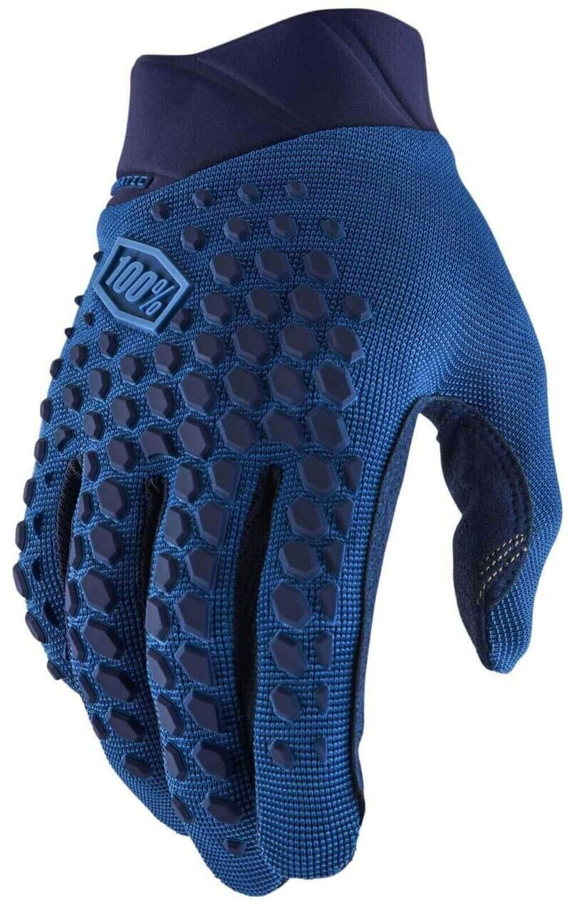 100% Long Gloves blue black
